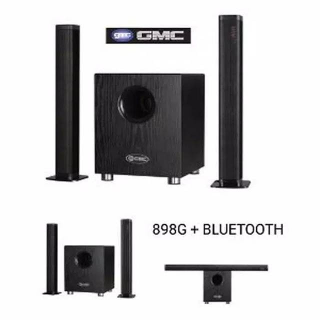 SOUND BAR GMC 898 G 898G SPEAKER Bass Bluetooth Remot Radio BT USB