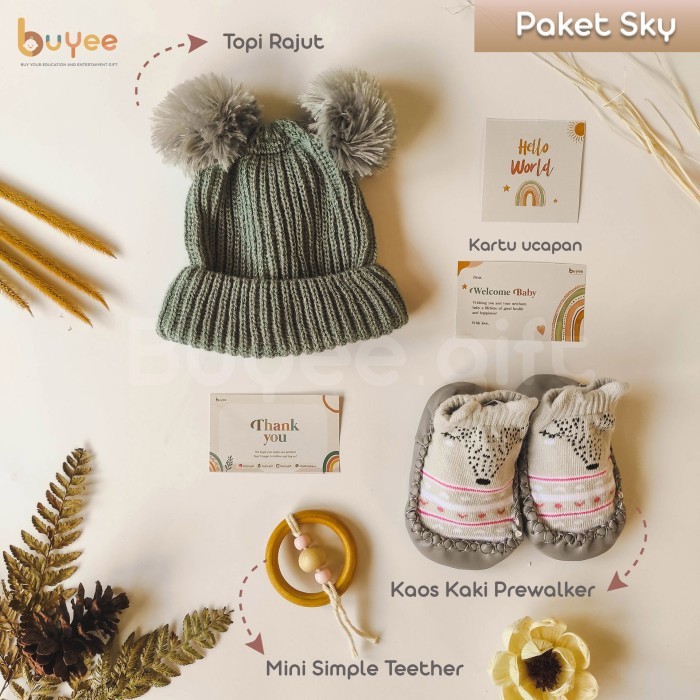 

New Collection Baby Hampers Premium | Kado Lahiran Bayi | Baby Gift Set - Merah Muda, Sky
