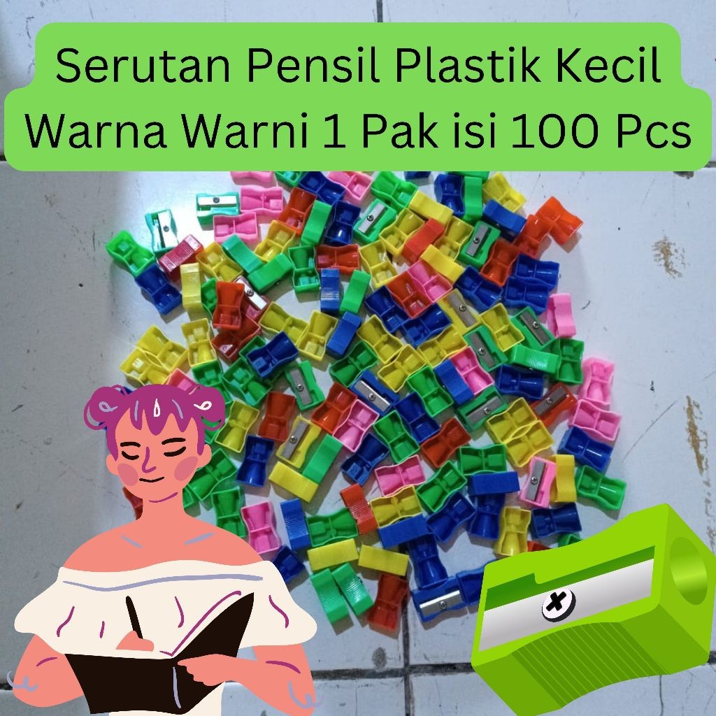 

MAINAN SERUTAN CURAH PLASTIK WARNA WARNI 1 PAK ISI 100 PCS