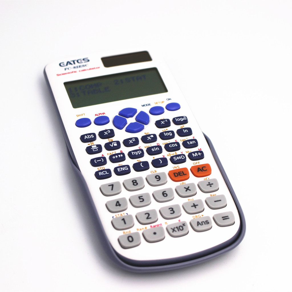 

252 Functions Scientific Calculator 82MS Statistics Mathematics 3Line Display for High School Student Engineering
