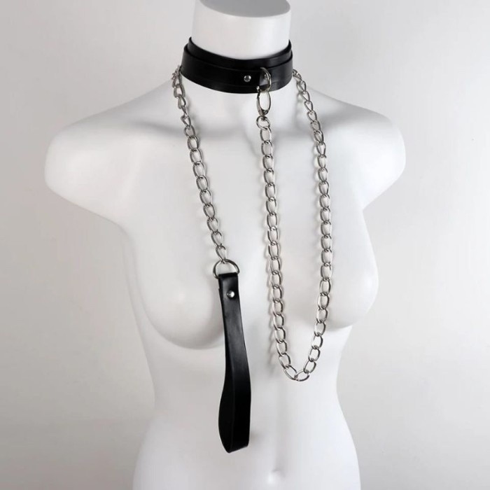 [CF005] Kalung Choker gothic metal 1M Chain Kalung Metal kalung wanita