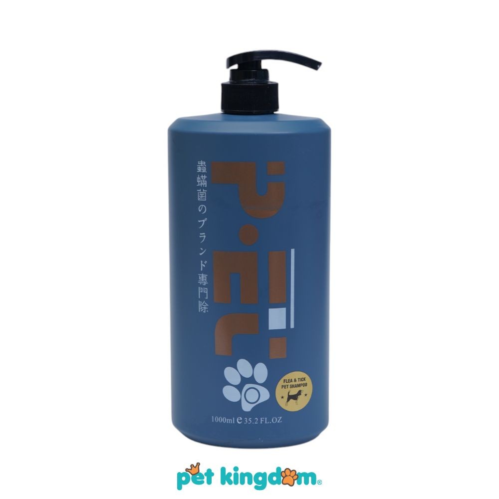 Pet Kingdom 1 ltr Sampo Anjing & Kucing Flea & Tick 025 Dog Shampoo Sabun Anjing Pembersih Bulu Anab