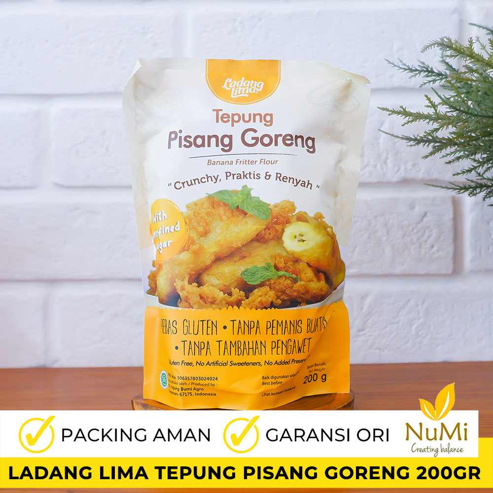 

200G TEPUNG PISANG Goreng Gluten Free - LADANG LIMA