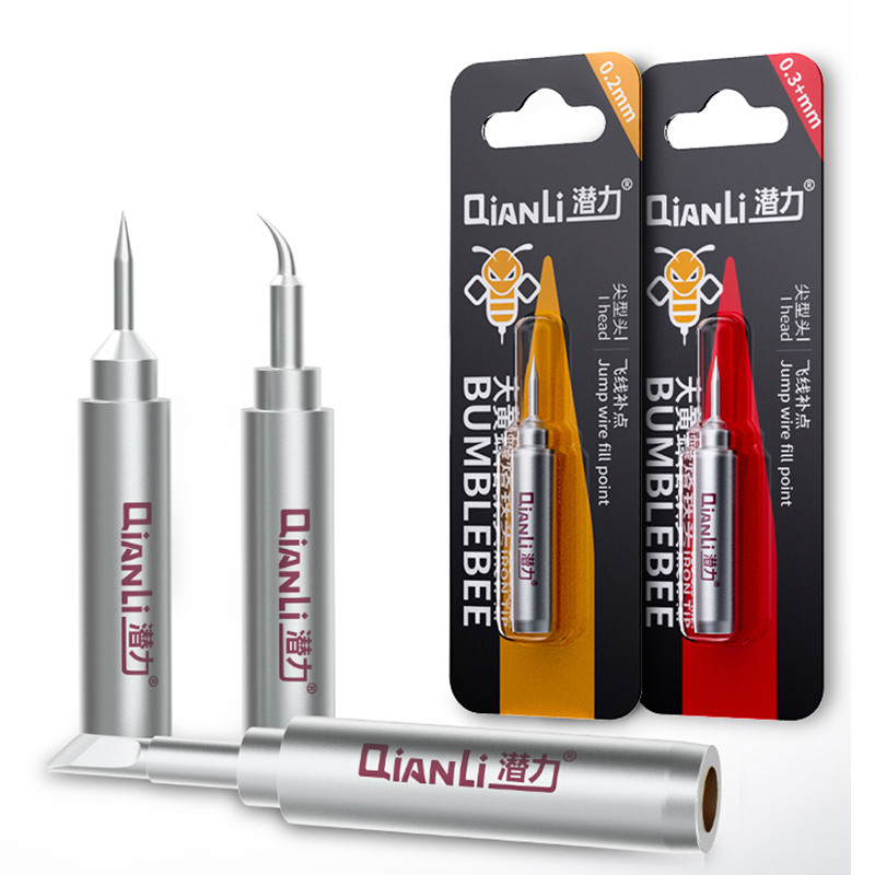 Qianli Universal Soldering Iron Tips Replaceable Lead Free K J I Welding Tips for 936 Soldering Stat