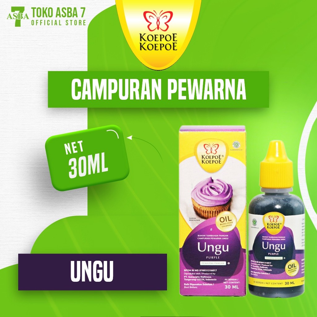 

KOEPOE KOEPOE PEWARNA PANGAN UNGU OIL 30ML