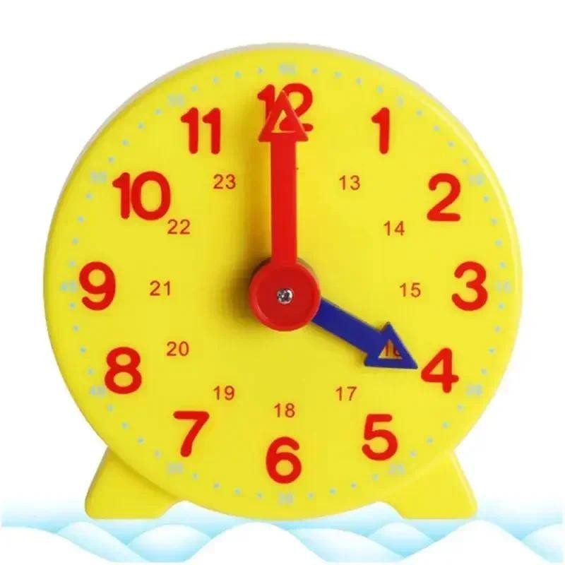 

Time Teaching Clock Early Education Learning Resources Student Clock Math Skill Demonstration Clock Model for School Age 4+ Kids