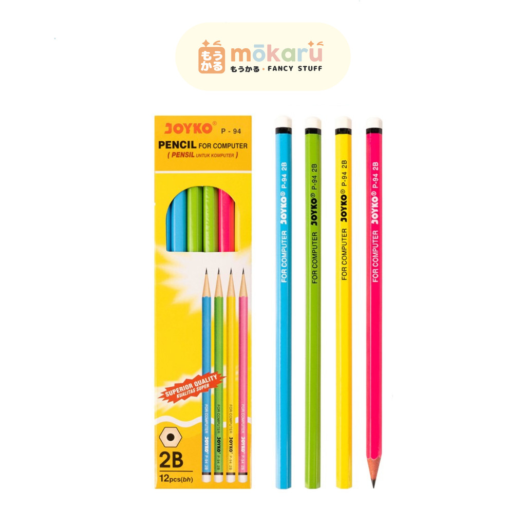 

DIJUAL LUSINAN Joyko Pensil 2B P-94 / Pensil Joyko 2B 1 Pak isi 12 pcs