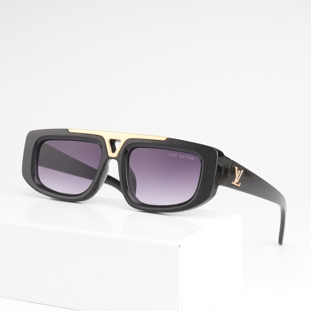 Lv New Style High-End Trendy Sunglasses Fashion European American Casual Sunglasses Men Women Same S