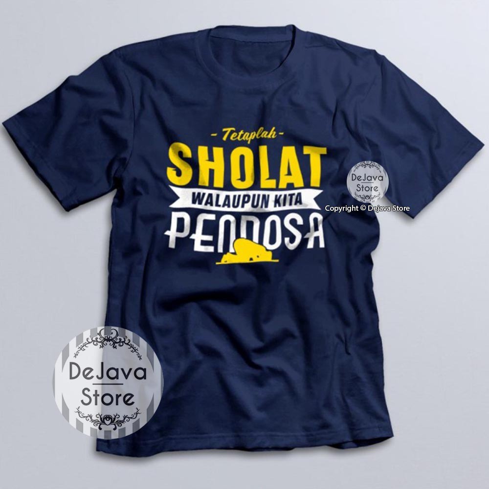 KAOS BIG SIZE DAKWAH ISLAMI TETAP SHOLAT M-5XL JUMBO XXL XXXL XXXXL XXXXXL KUALITAS PREMIUM DISTRO