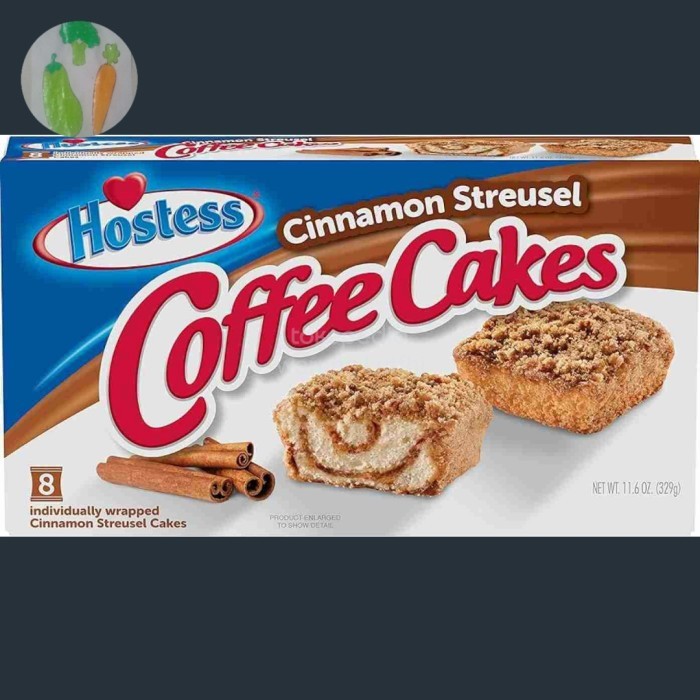 

HOSTESS COFFEE CAKES CINNAMON STREUSEL 11.6 OZ