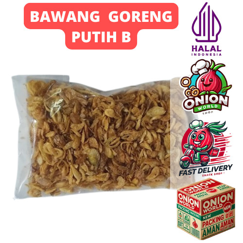 

UWD BAWANG PUTIH GORENG 250gr Bawang Putih Goreng Cincang Bawang Putih Goreng Asli