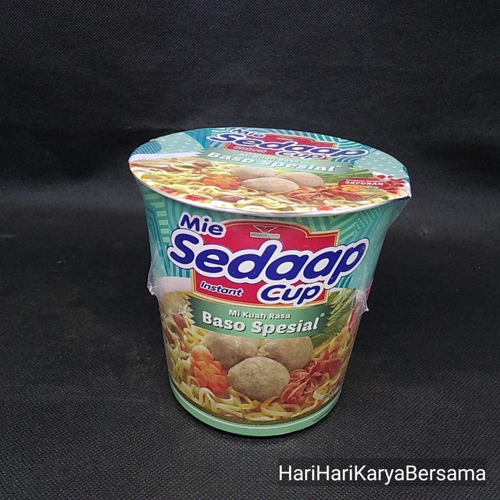 

MIE SEDAAP CUP MI INSTAN BASO SPESIAL 77GR