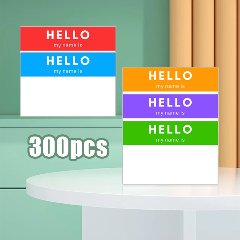 

300 Sticker/Roll Sticker Nama Label Printing Kain Stiker Nama Waterproof Stikel Gratis Custom Nama Sticker Label Nama Anak