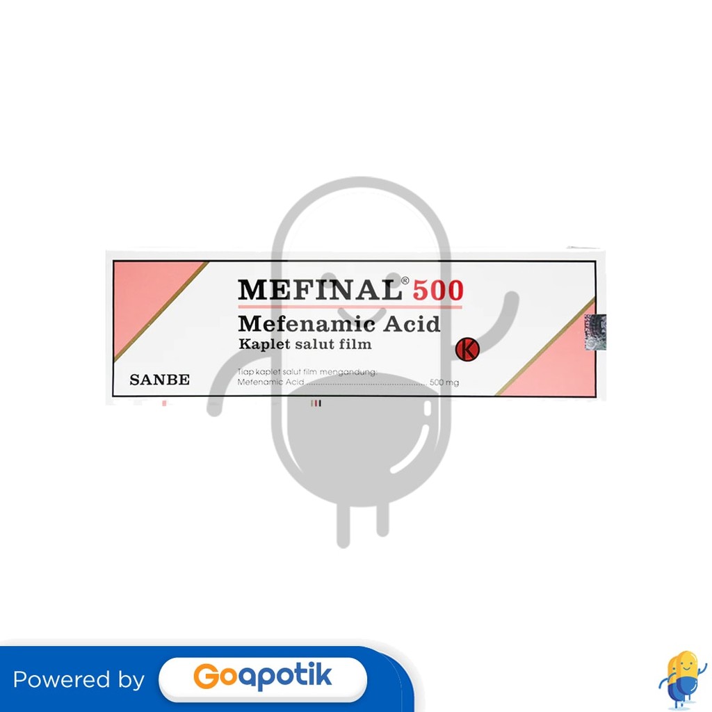 Mefinal 500 Mg Box 100 Kaplet