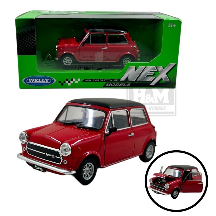 Welly NEX 1:24 Mini Cooper 1300 - Merah