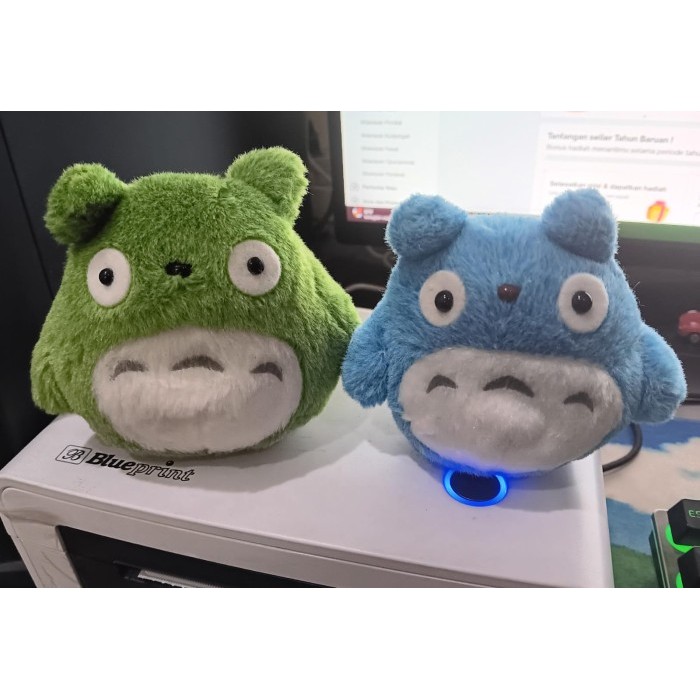 Sun Arrow My Neighbor Totoro Blue Soft Plush Boneka Totoro - Biru Muda