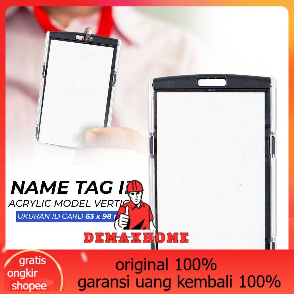 

REAP Name Tag ID Acrylic Model Vertical - 7117