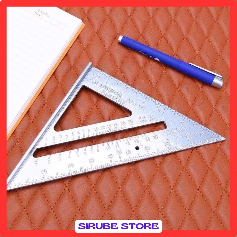 

Taffware Penggaris Siku Mistar Triangle Ruler Aluminium Alloy - VK18