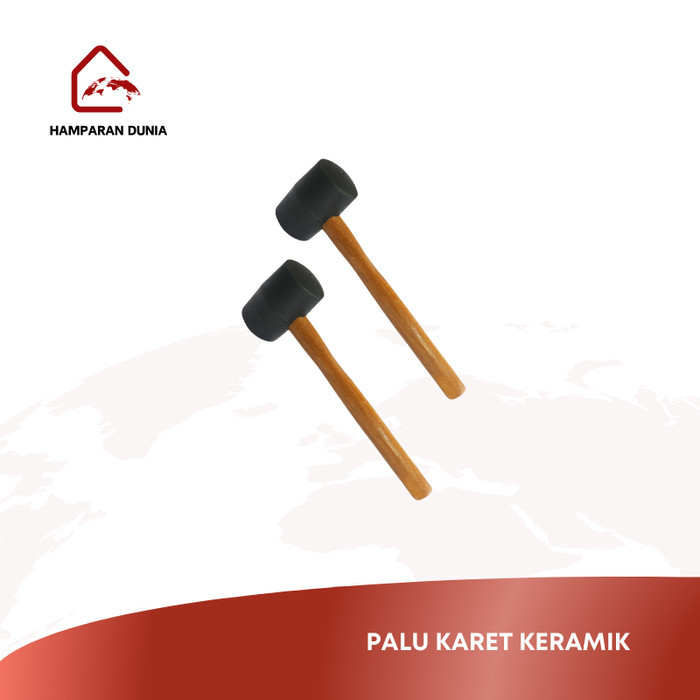 PALU KARET KERAMIK - BESAR/KECIL