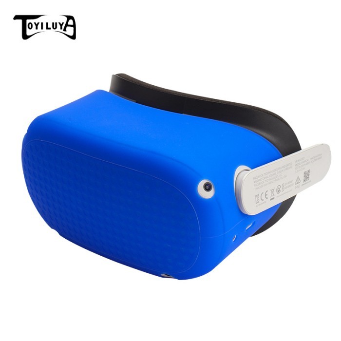 BEST -Casing Case Silikon Cover VR Headset For Meta Quest 2/Oculus Quest 2 - Red