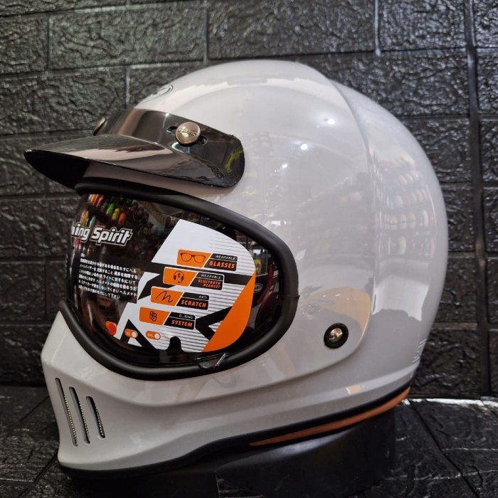 Terlaris -HELM INK TROOPER SOLID ASPHALT GREY ORIGINAL INK - Ashpal Grey, M