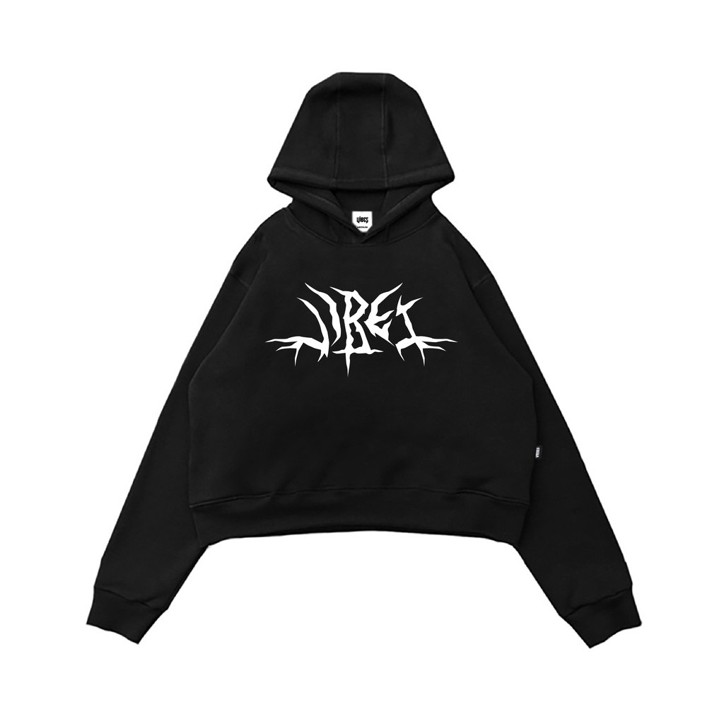 VIBES | Heize Crop Hoodie Oversize Unfinished | Hoodie Terlaris