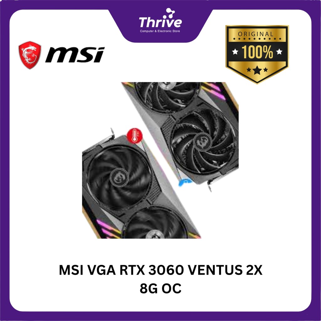 MSI VGA RTX 3060 VENTUS 2X 8G OC