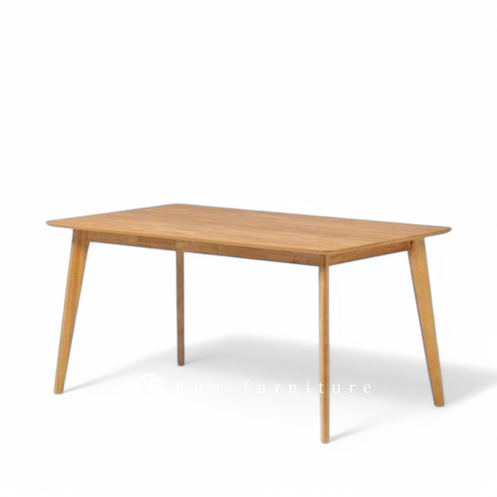 Meja Makan Minimalis Kayu Jati, Meja Cafe Kayu Jati Murah - 120x80