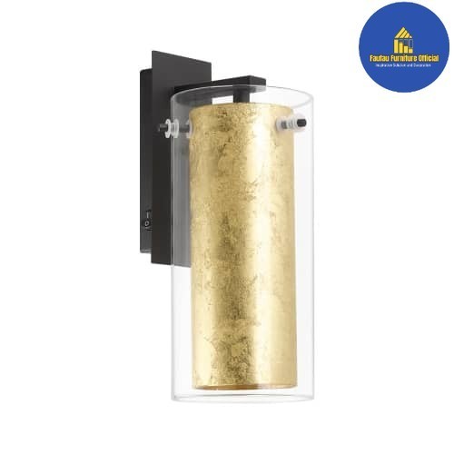 BEST QUALITY Lampu Dinding Pinos Kaca Emas Interior Rumah Cafe Restoran _Gold