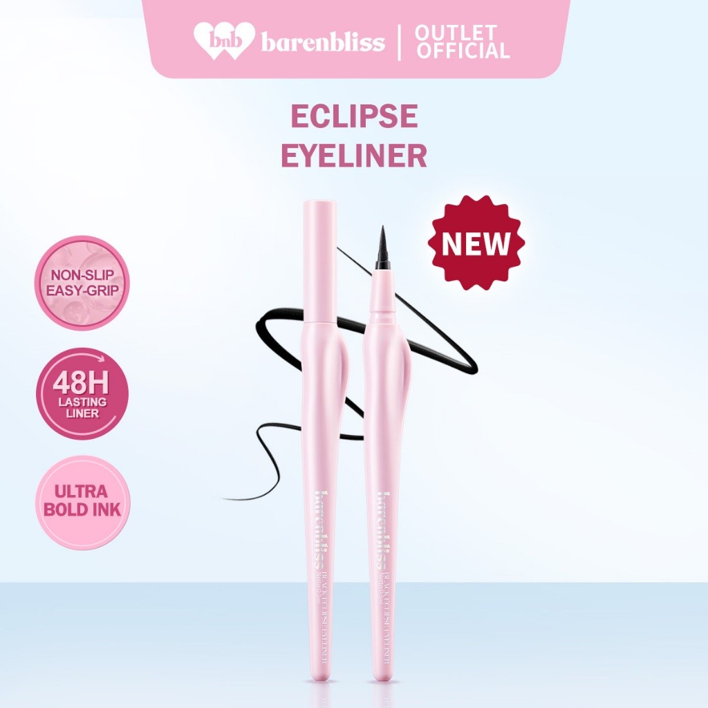 MFI - BNB barenbliss Black Eclipse Liquid Eyeliner | Netto 0.5mL | 48H Tattoo-Lasting Tahan Lama | W