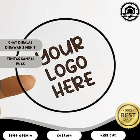 

SP Print & Cut Sticker Transparent A3+ Cetak Kiss Cut Stiker Label Bening Transparan Bandung