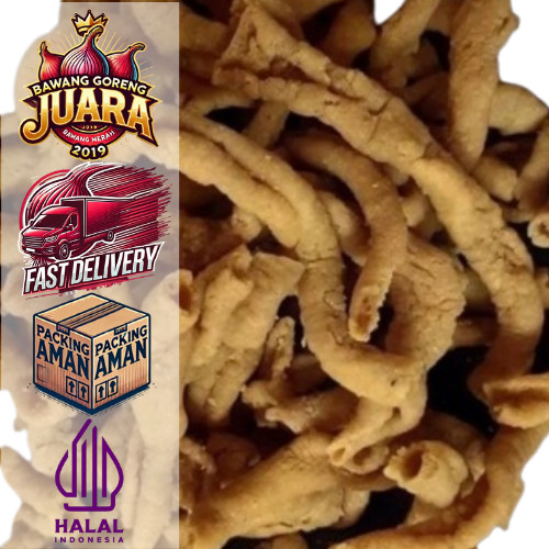 

COD KERIPIK USUS BBQ 1Kg Keripik Usus Crispy Usus Kering Usus Crispy Kriuk Cemilan Terlaris