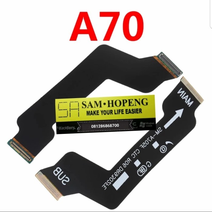 Sparepart And Tool Samsung A70 A705 A705F Flexible Fleksibel Ui Main Board Tengah