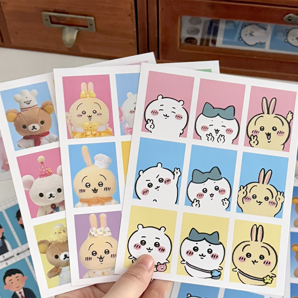 

[HARU] 1 Pack 9 Sheets Juminocore ID Series Deco Paper Kertas Dekorasi Vintage Aesthetic Journaling Scrapbook Kawaii