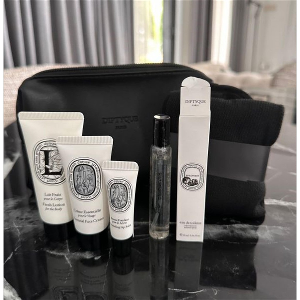 Diptyque Qatar Philosykos Pouch Black Set D