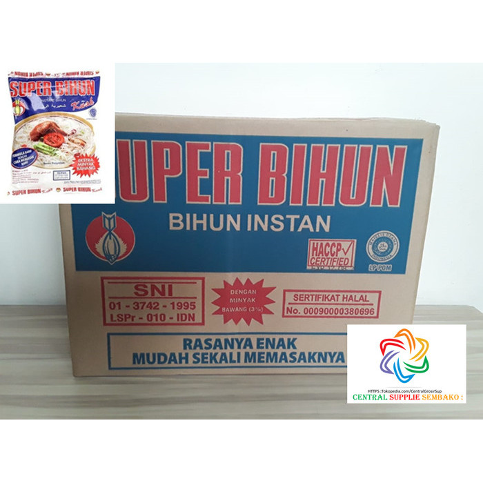 

Super Bihun Kuah Instan 70gr /30 pcs /1 Karton