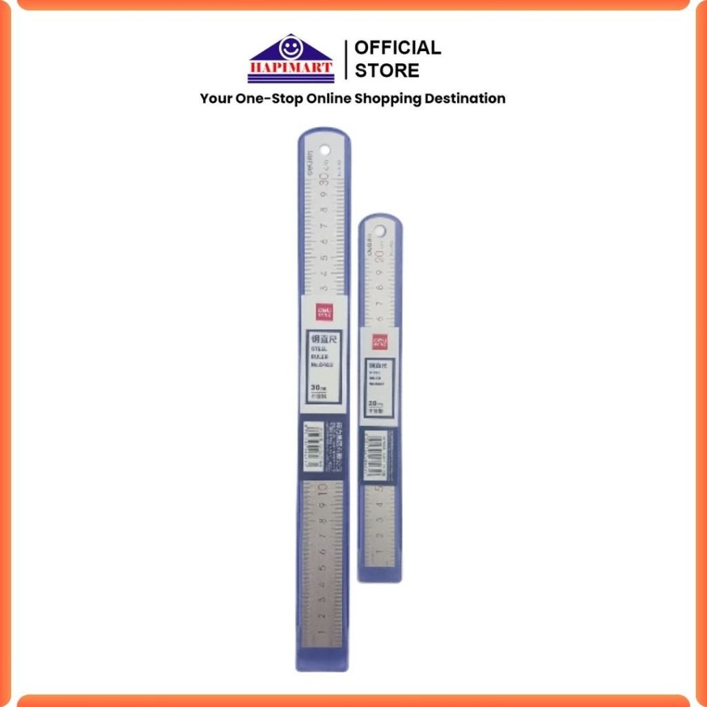 

Drafting Ruller /Penggaris Steel Metal Stainless 30 cm & 20 cm/Penggaris Bahan Stainless Tahan Lama