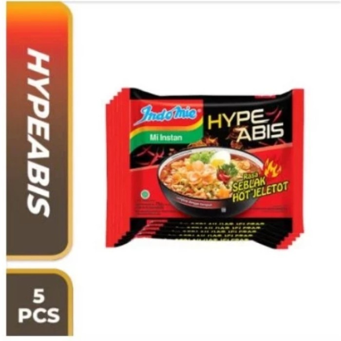

Indomie Hype Abis Rasa Seblak Hot Jeletot - 5 Pcs