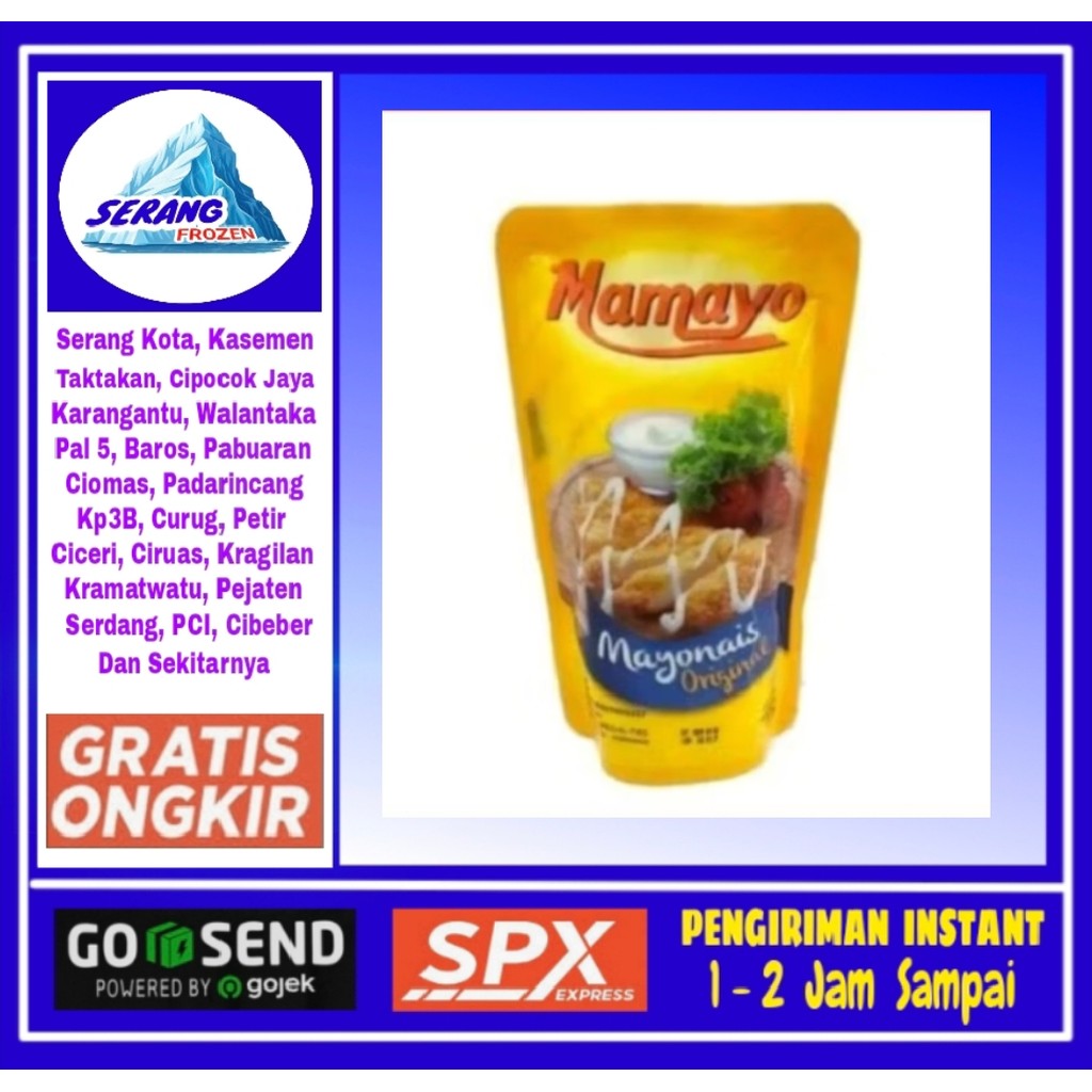 

Mayonaise Mamayo Original 200g, Mayonis, Frozen Serang