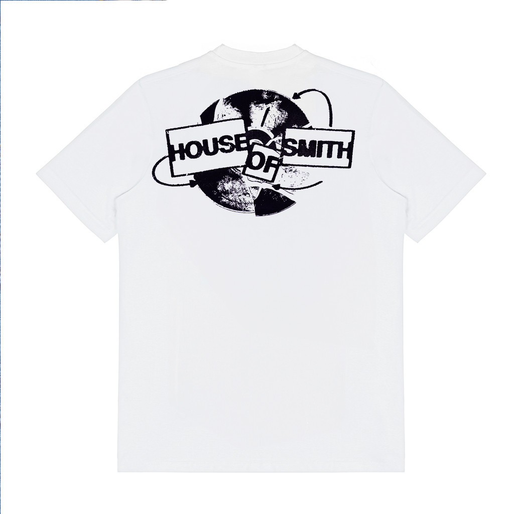 House of Smith Kaos Pria Lengan Pendek - Pieces T-shirt White #2 - T Shirt