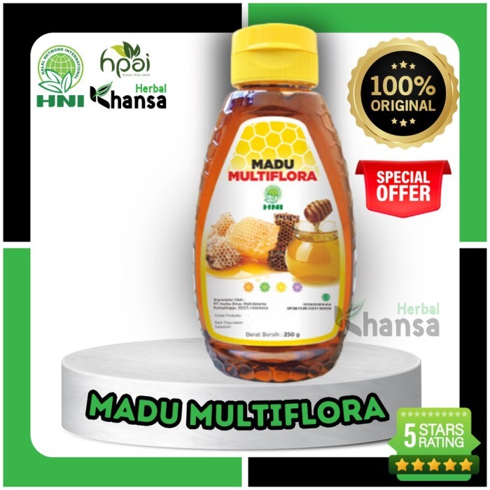 

MADU MULTIFLORA HNI HPAI -KHANSA HERBAL-