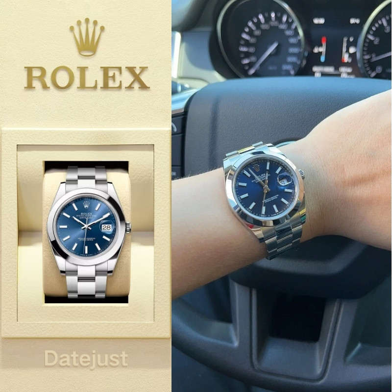 (Baru Dan Rolex 100% Asli) [Rolex] Jam Tangan Rolex Asli 100% Seri Datejust Pria M126300-0001 Garans