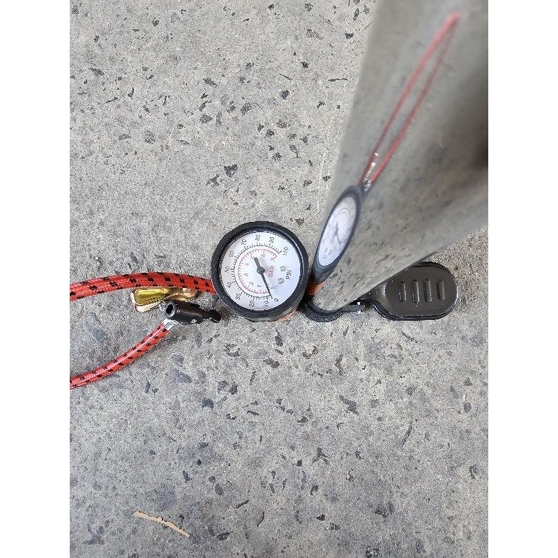 SHAFFSHOP Pompa Ban Besi Tabung Sepeda Motor Mobil