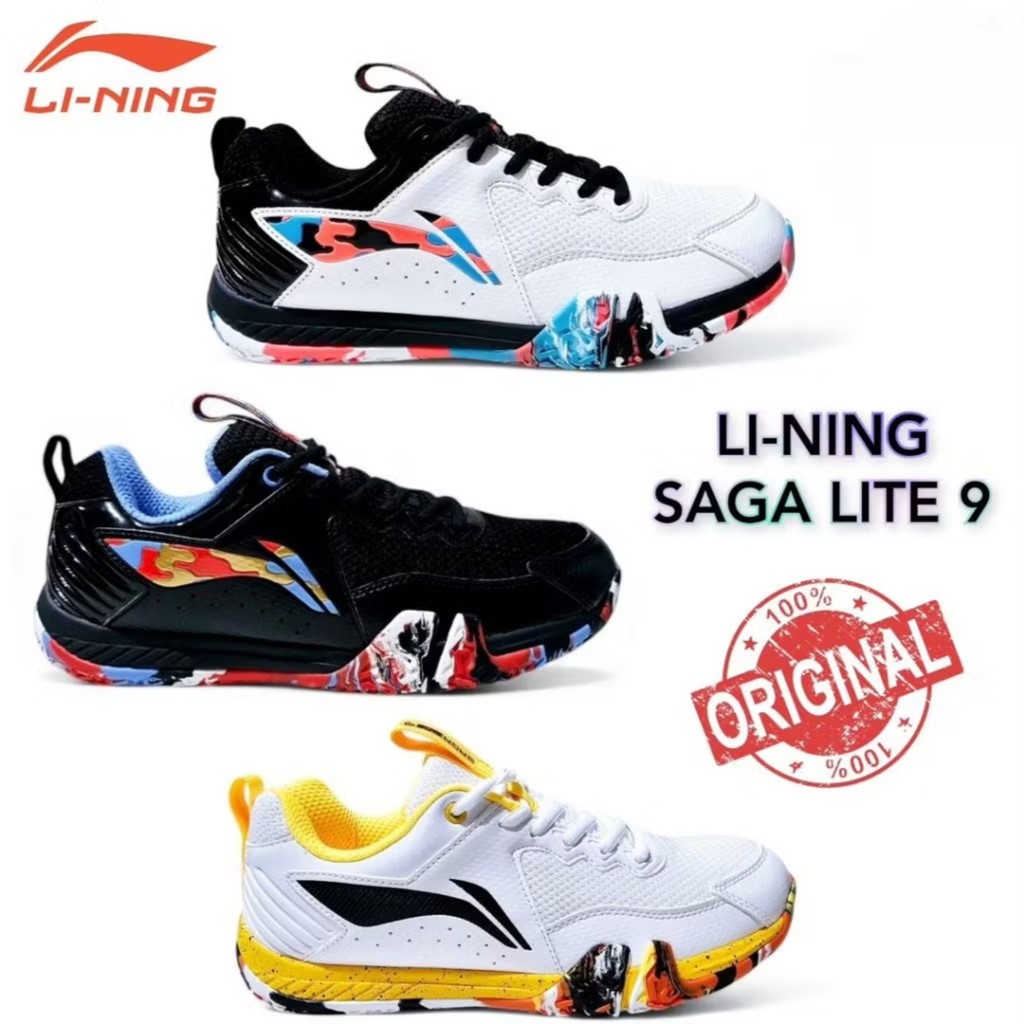 Sepatu Badminton LINING SAGA LITE 9 10 X IX ORI LINING