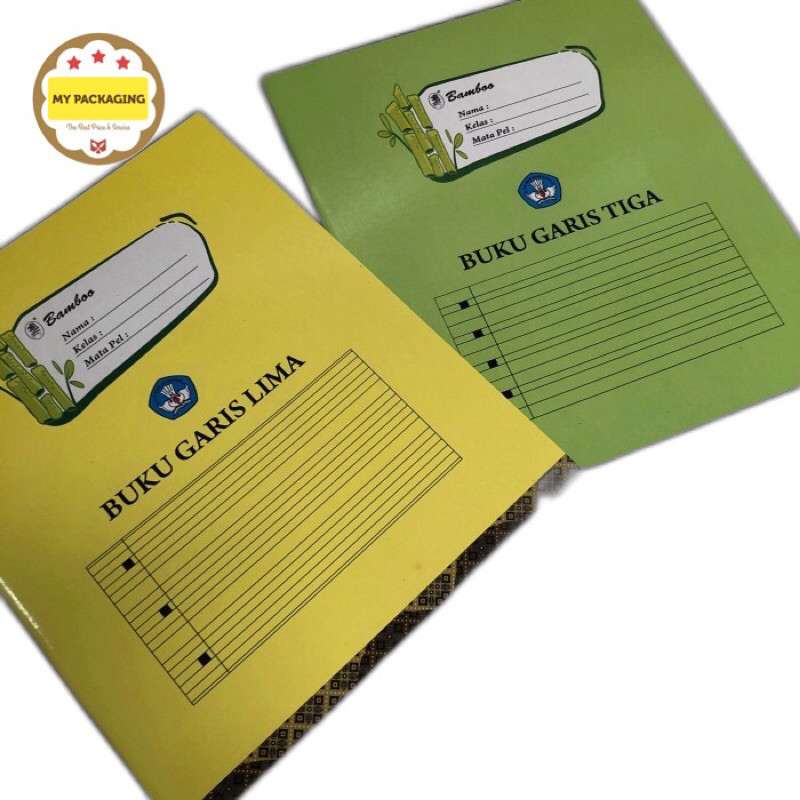 

Alat Tulis - Buku tulis Garis 3 / Garis 5. isi 38 lembar. Harga per pack [ 10 buku ]