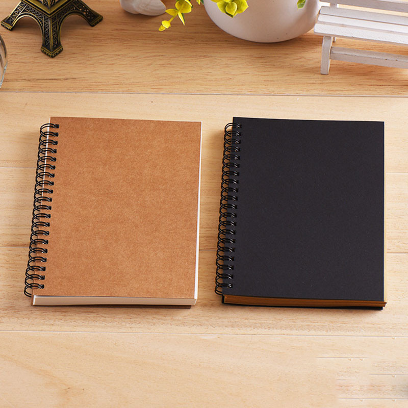 

Blank Notebook A5 A6 Spiral Sketchbook Graffiti Notebook Diary Jouranl school supplies 50 Sheets Kawaii korean stationery