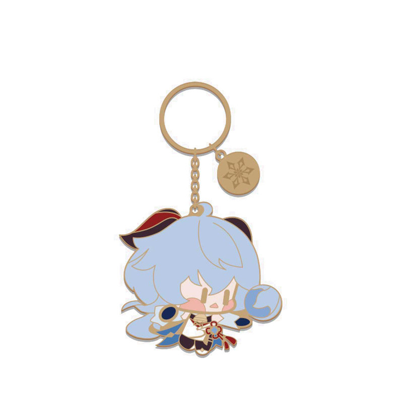 Nullset Genshin Impact Chibi Character Metal Keychain Ganyu -NLS30410