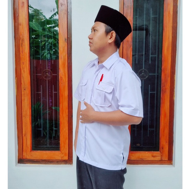 Kemeja Seragam Pns Putih Baju Kerja Atasan Pdh Pns Putih Kemeja Kerja Baju dinas Pns Pria Terbaik da