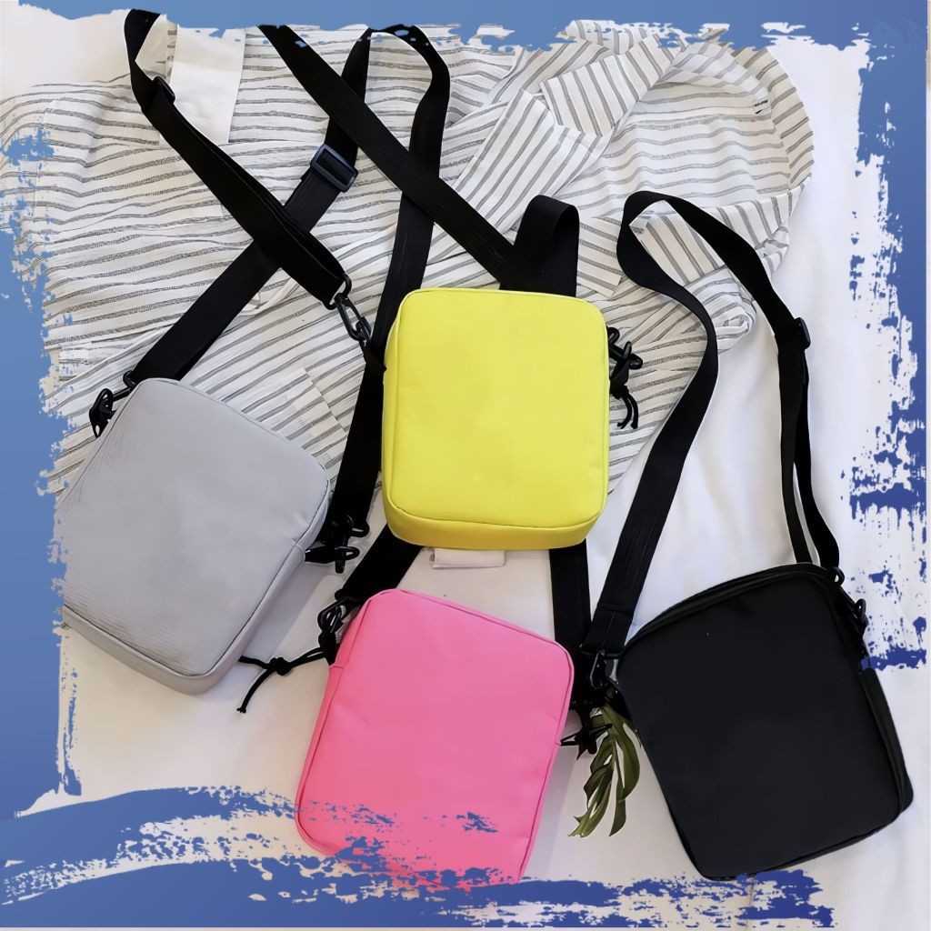 SYADZI Tas Selempang Polos Anak Laki laki dan Perempuan Fashion Kids 20 A5