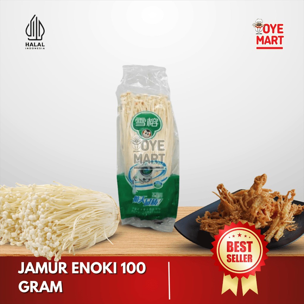 

JAMUR ENOKI 100GR / ENOKI FRESH MUSHROOM STEAMBOAT SOP